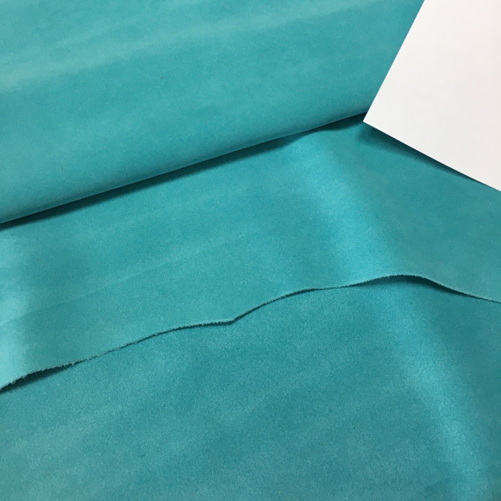 Кожа КРС, замшевый спилок, 1.2-1.4 мм, VESUVIOCOLORS, цвет Jellyfish, MASTROTTO, Италия