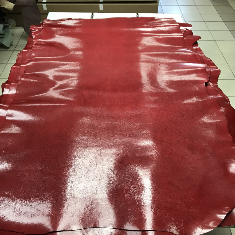 Кожа растительного дубления, 1.4-1.6 мм, цвет ROSSO FERRARI, OLD FASHION, ARTIGIANO DEL CUOIO, Италия