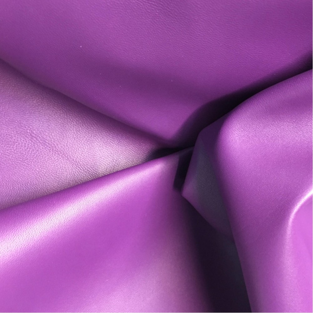 Кожа овцы, наппа, 0.8-1.0 мм, цвет фиолетовый, RUSSO DI CASANDRINO, Италия
