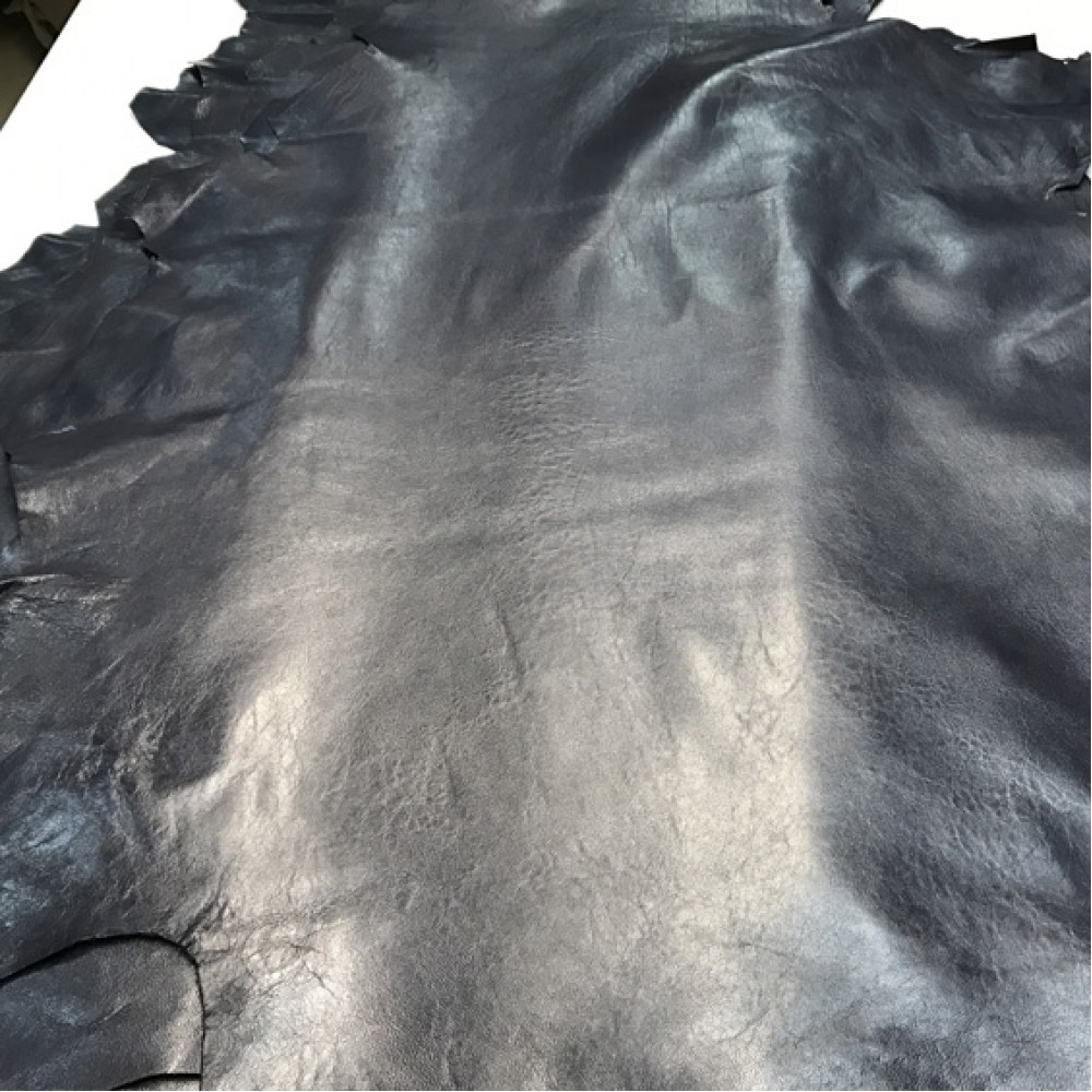 Кожа метис, тёмно-синий, 1,0-1,2 мм, ИТАЛИЯ