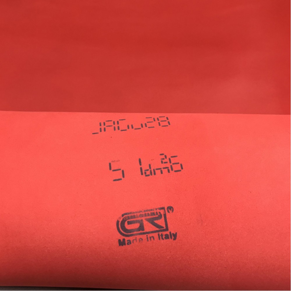 Кожа овцы, наппа, 0.8-1.0 мм, цвет красный, RUSSO DI CASANDRINO, Италия