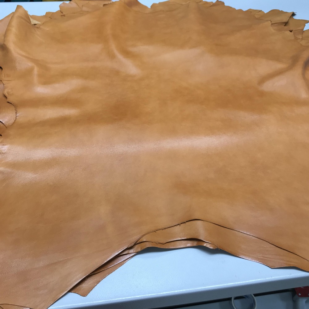 Кожа овцы, наппа, 0.5 мм, цвет Camel, RUSSO DI CASANDRINO, Италия