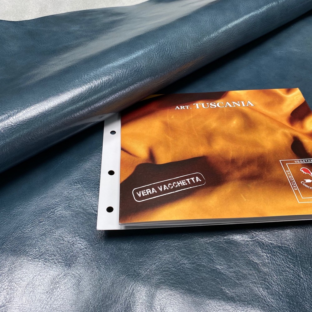 Кожа РД, 1.2-1.4 мм, цвет Piombo, TUSCANY, LA BRETAGNA, Италия