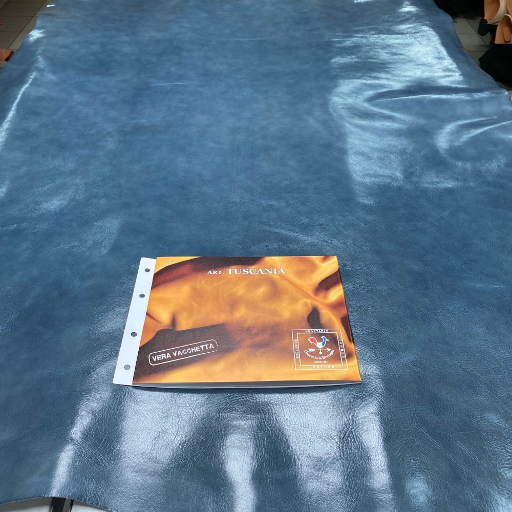 Кожа РД, 1.2-1.4 мм, цвет Piombo, TUSCANY, LA BRETAGNA, Италия