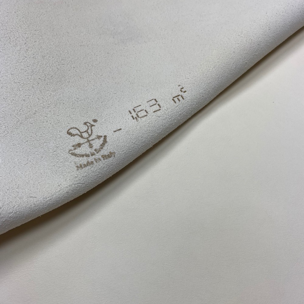 Кожа РД, 1.0-1.2 мм, цвет Bianco, SETA, LA BRETAGNA, Италия