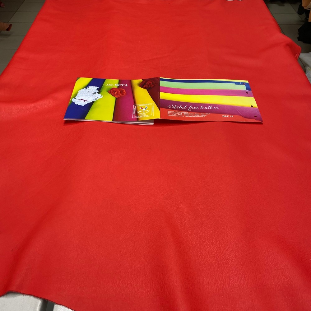 Кожа РД, 1.0-1.2 мм, цвет Fiamma, SETA, LA BRETAGNA, Италия
