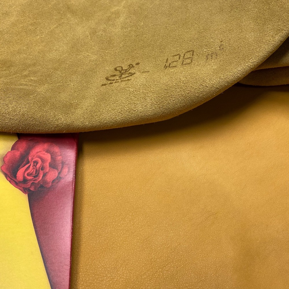 Кожа РД, 1.0-1.2 мм, цвет Senape, SETA, LA BRETAGNA, Италия