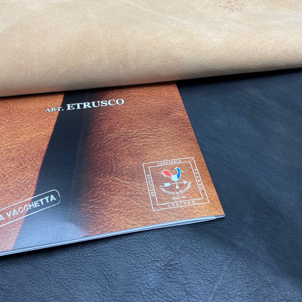 Кожа РД плечи, 1.0-1.2 мм, цвет Antracite, ETRUSCO, LA BRETAGNA, Италия