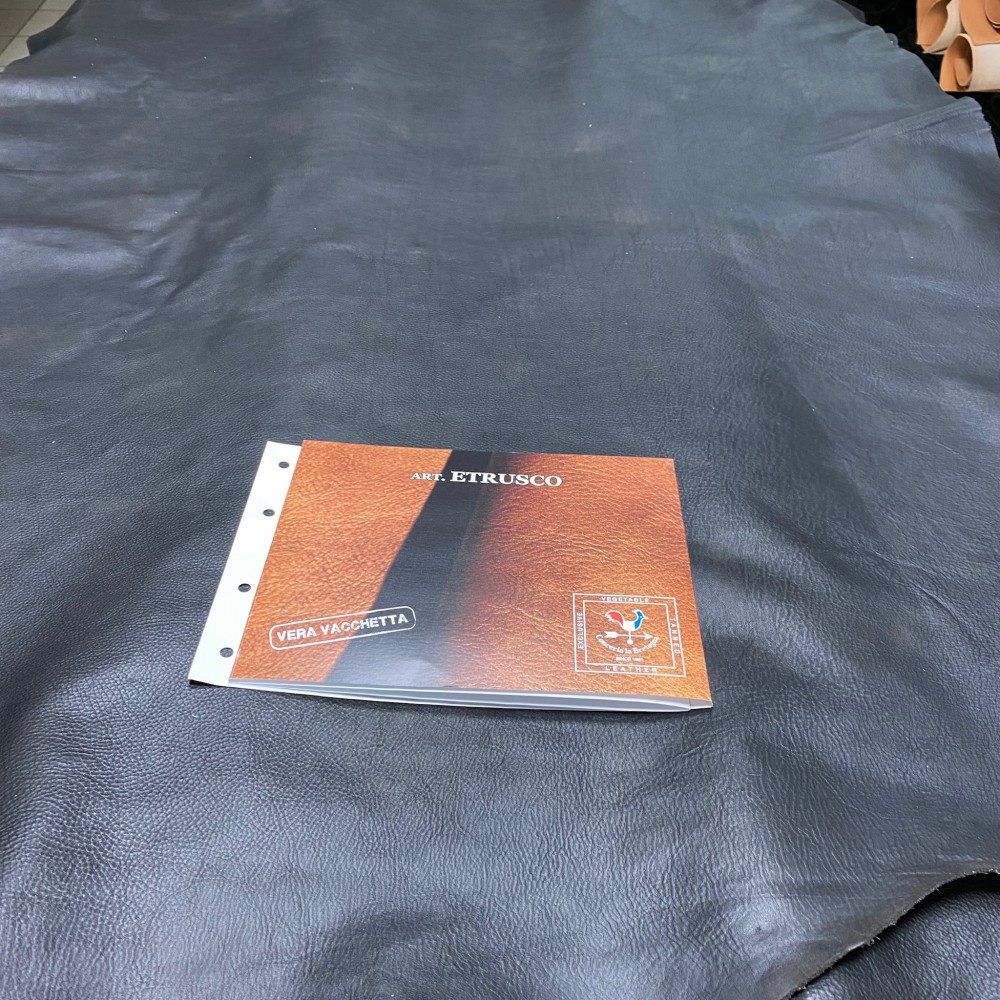 Кожа РД плечи, 1.0-1.2 мм, цвет Antracite, ETRUSCO, LA BRETAGNA, Италия