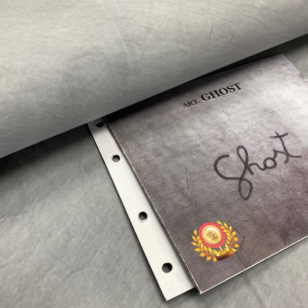 Кожа РД, 1.2-1.4 мм, цвет Nero, GHOST, LA BRETAGNA, Италия