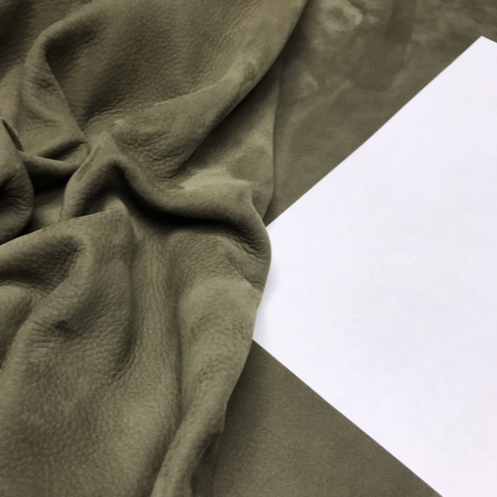 Кожа КРС, нубук, 1.2-1.4 мм, KAIROS COLLECTION, цвет Caqui, MASTROTTO, Италия