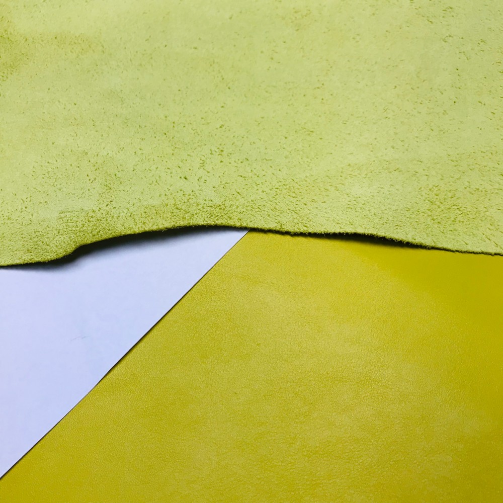 Кожа КРС, наппа, 1.1-1.3 мм, NAPPACOLORS, цвет Canary, MASTROTTO, Италия