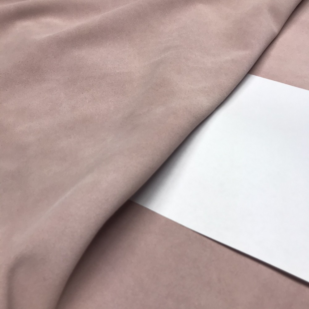 Кожа КРС, замшевый спилок, 1.2-1.4 мм, VESUVIOCOLORS, цвет Lotus, MASTROTTO, Италия