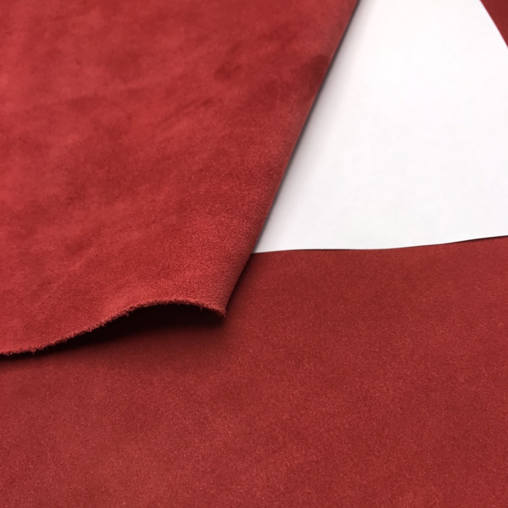 Кожа КРС, замшевый спилок, 1.2-1.4 мм, VESUVIOCOLORS, цвет Lollipop, MASTROTTO, Италия