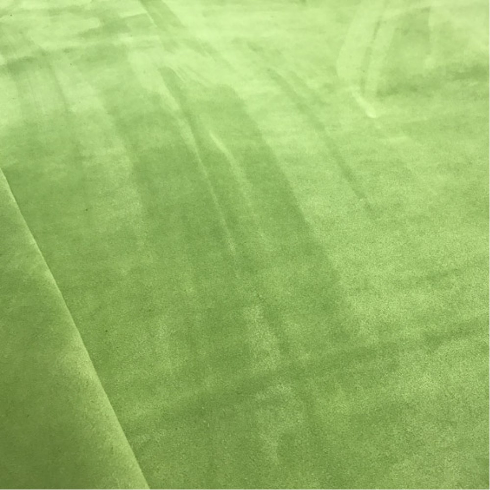 Кожа КРС, замшевый спилок, 1.2-1.4 мм, VESUVIOCOLORS, цвет Lime, MASTROTTO, Италия