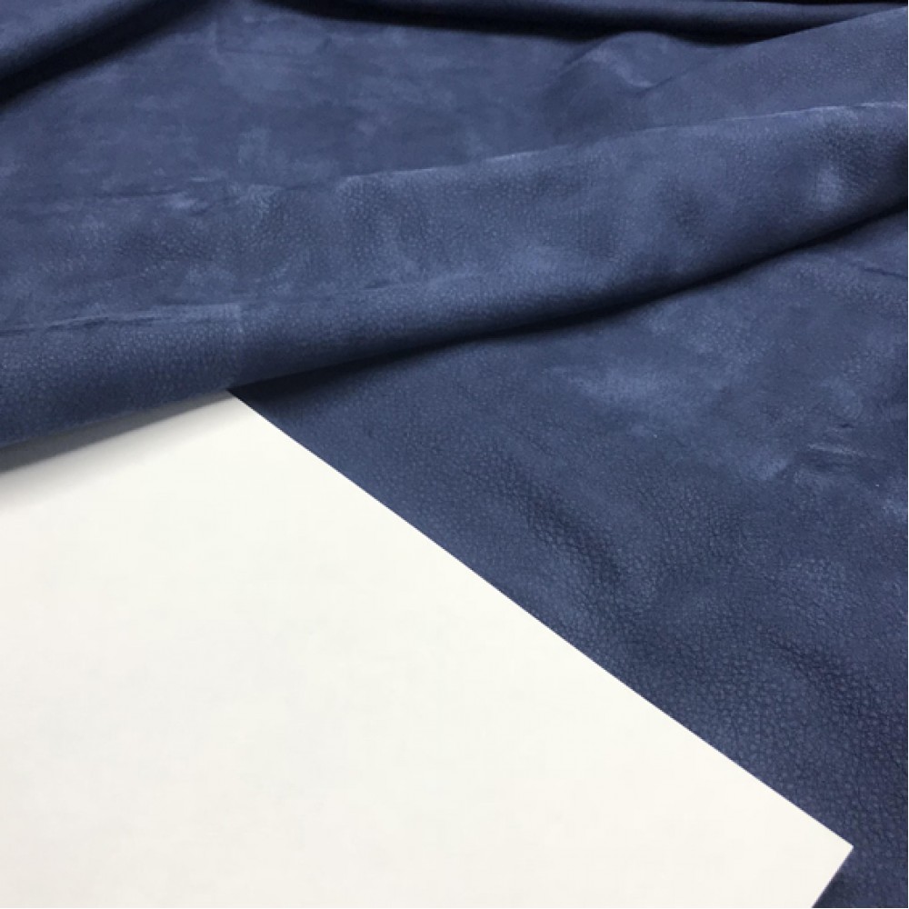 Кожа КРС, нубук, 1.2-1.4 мм, KAIROS COLLECTION, цвет True Blue, MASTROTTO, Италия