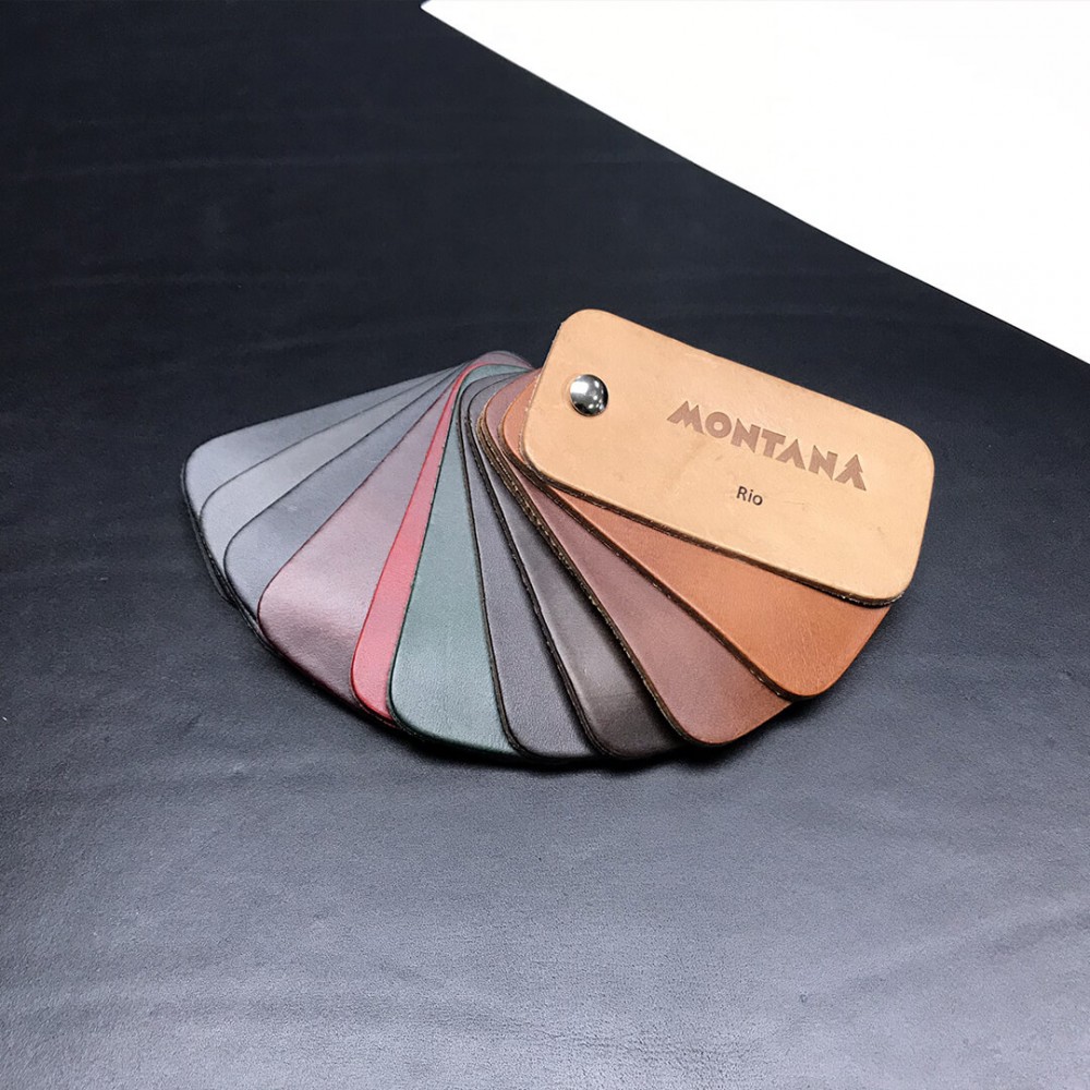 Плечи растительного дубления, 2.8-3.0 мм, цвет 909 blu, RIO, MONTANA, Италия