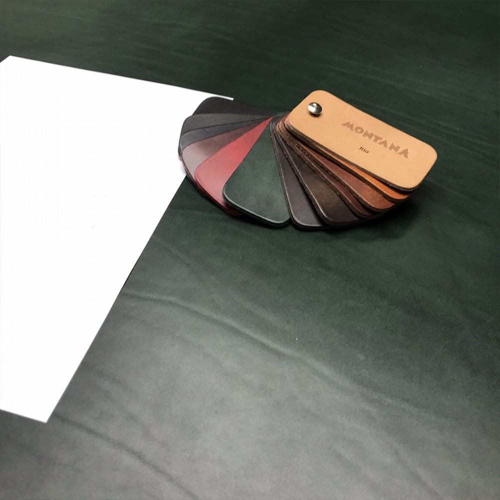 Плечи растительного дубления, 2.8-3.0 мм, цвет 906 verde, RIO, MONTANA, Италия