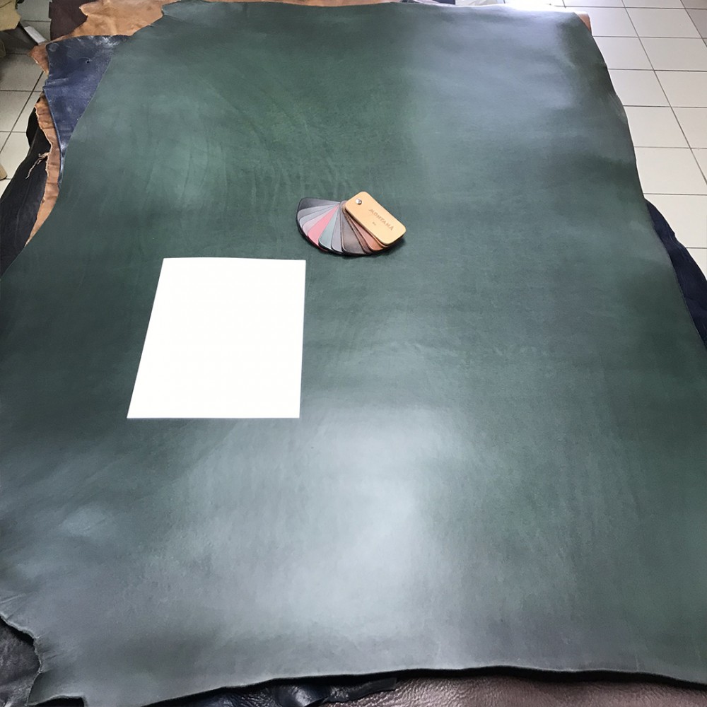 Плечи растительного дубления, 2.8-3.0 мм, цвет 906 verde, RIO, MONTANA, Италия