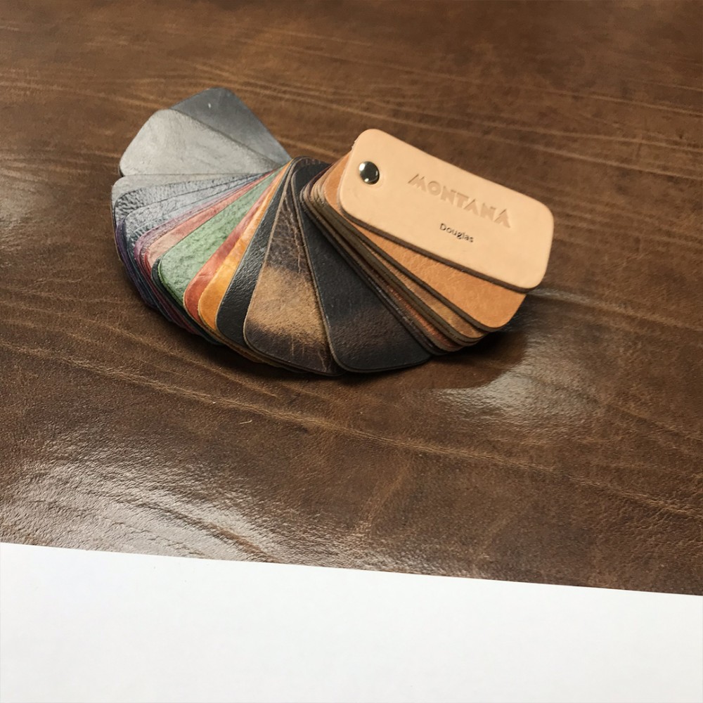 Плечи растительного дубления, 2.8-3.0 мм, цвет 122 dark brown, DOUGLAS, MONTANA, Италия