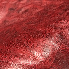 Плечи растительного дубления с тиснением, 3.0-3.2 мм, цвет 115 красный, DOUGLAS, MONTANA, Италия