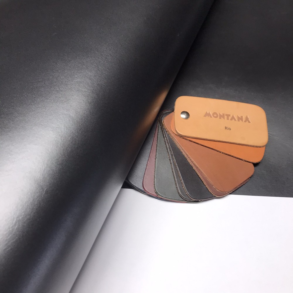 Плечи растительного дубления, 1.2-1.4 мм, цвет черный, RIO, MONTANA, Италия