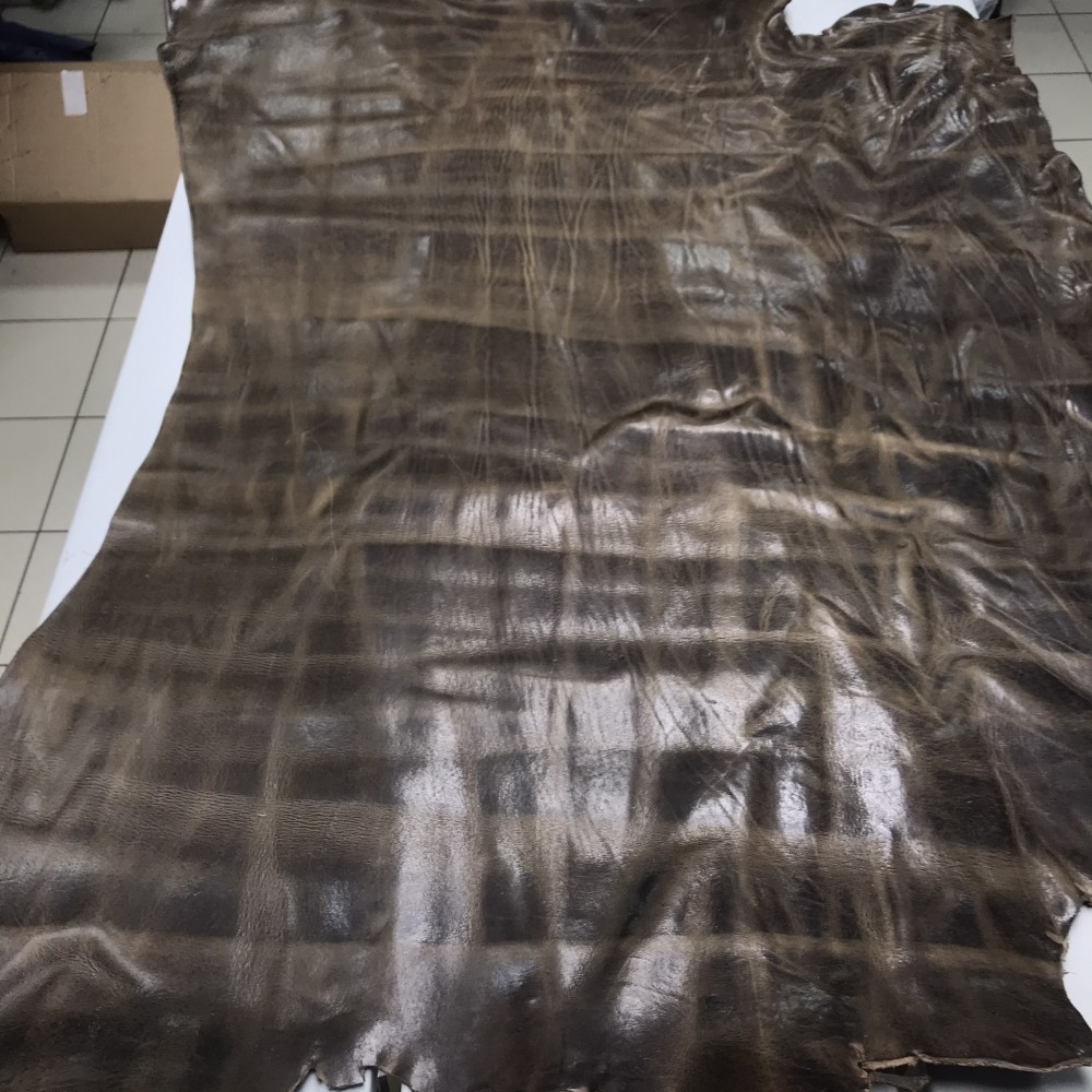 Плечи растительного дубления, 3.2-3.4 мм, цвет 9107 серый, VINTAGE, MONTANA, Италия