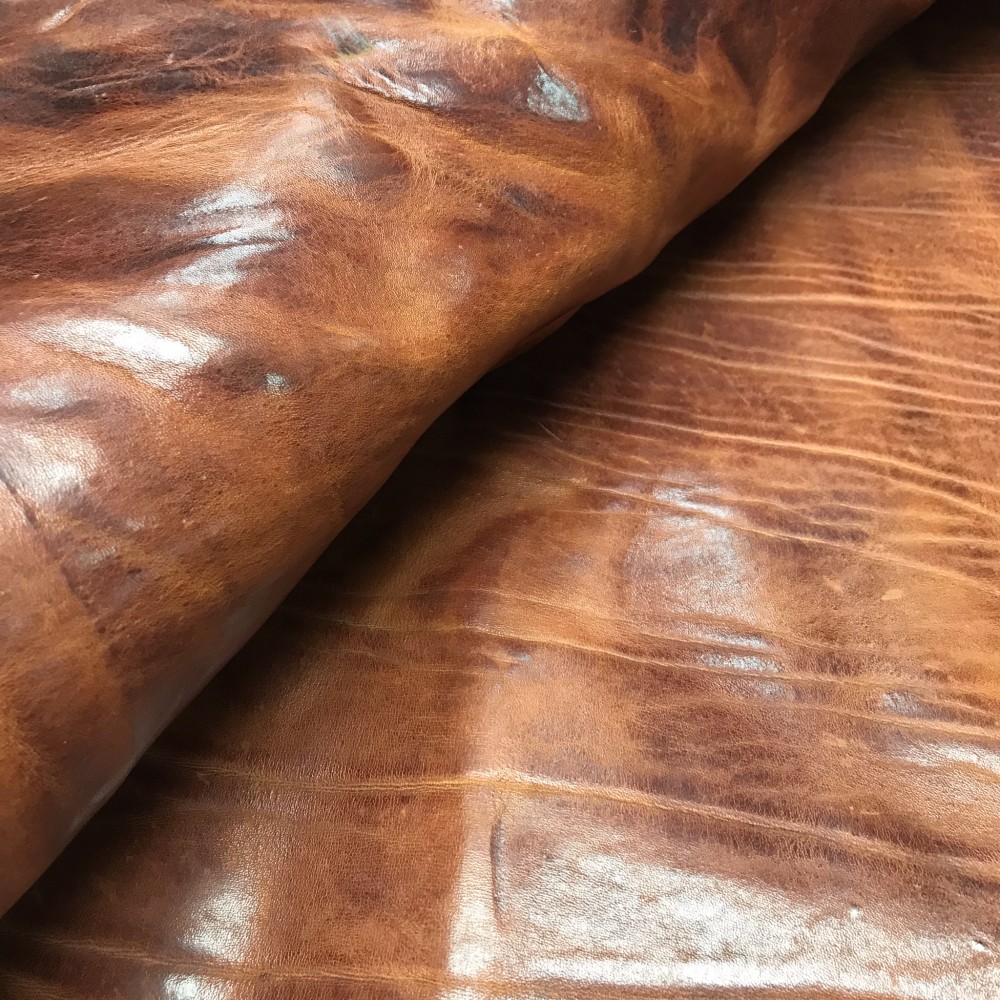 Плечи растительного дубления, 3.2-3.4 мм, цвет 9103 коньяк, VINTAGE, MONTANA, Италия