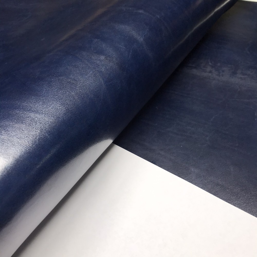 Плечи растительного дубления, 2.8-3.0 мм, цвет 906 синий, MEDUSA, MONTANA, Италия