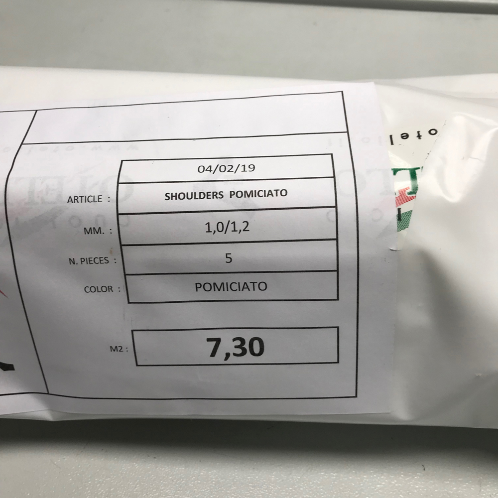 Плечи коровы, 1.0-1.2 мм, шлифованные, CUOIFICIO OTELLO, Италия