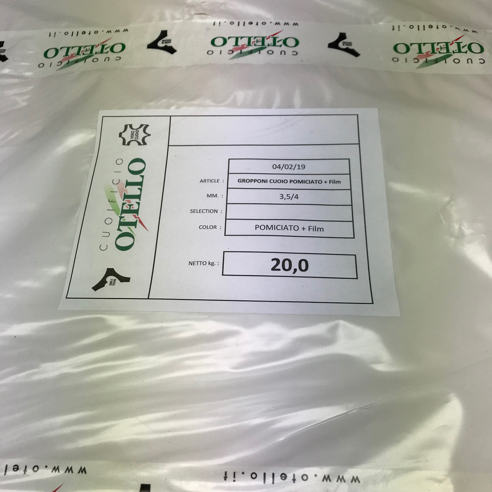 Чепрак 3.5/4.0 шлифованный с плёнкой, CUOIFICIO OTELLO, Италия