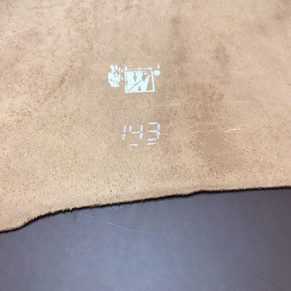 Плечи растительного дубления, 2.6-2.8 мм, цвет 07 коричневый, BUTTERO, WALPIER, Италия